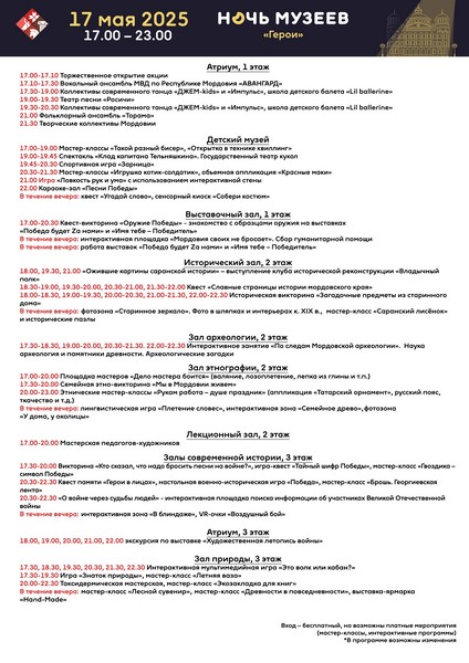  Акция «Ночь музеев 2025»