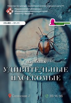 Выставка «Удивительные насекомые»