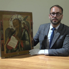 Видеорассказ «Икона Иоанна Богослова из собрания музея»