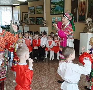 ОП "Детский сад "Ромашка" в Ковылкинском краеведческом музее