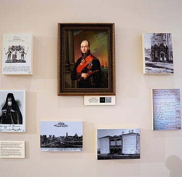 Портрет Ф.Ф. Ушакова в историческом зале музея