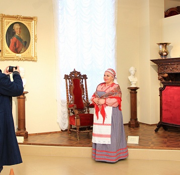 Делегация Финно-угорского этнопарка в музее